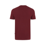 Recycled and organic branded cotton T-shirt, 180 g/m² burgundy colour second view