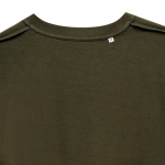 Recycled and organic branded cotton T-shirt, 180 g/m² khaki colour third view
