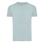 Recycled and organic branded cotton T-shirt, 180 g/m² pastel green colour