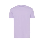 Recycled and organic branded cotton T-shirt, 180 g/m² lilac colour