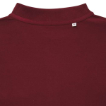 Regular-fit piqué polo in eco cotton, 220 g/m² burgundy colour
