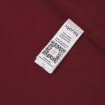 Regular-fit piqué polo in eco cotton, 220 g/m² burgundy colour