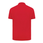 Regular-fit piqué polo in eco cotton, 220 g/m² red colour second view