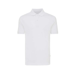 Regular-fit piqué polo in eco cotton, 220 g/m² white colour