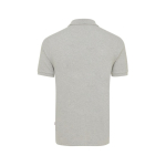 Regular-fit piqué polo in eco cotton, 220 g/m² grey colour second view