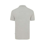 Regular-fit piqué polo in eco cotton, 220 g/m² grey colour