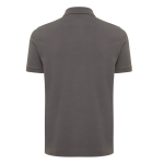 Regular-fit piqué polo in eco cotton, 220 g/m² matt silver colour second view