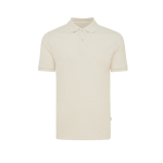 Regular-fit piqué polo in eco cotton, 220 g/m² champagne colour