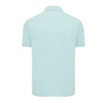 Regular-fit piqué polo in eco cotton, 220 g/m² mint green colour second view