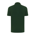 Regular-fit piqué polo in eco cotton, 220 g/m² dark green colour second view