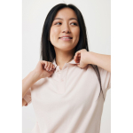 Regular-fit piqué polo in eco cotton, 220 g/m² light pink colour