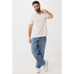 Regular-fit piqué polo in eco cotton, 220 g/m² light pink colour