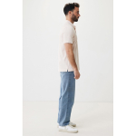 Regular-fit piqué polo in eco cotton, 220 g/m² light pink colour