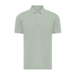Regular-fit piqué polo in eco cotton, 220 g/m² olive green colour
