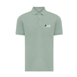 Regular-fit piqué polo in eco cotton, 220 g/m² olive green colour