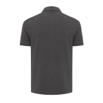 Regular-fit piqué polo in eco cotton, 220 g/m² taupe grey colour second view
