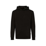 Recycled and organic cotton sweatshirt, 340 g/m² black colour