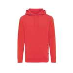 Recycled and organic cotton sweatshirt, 340 g/m² red colour