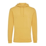 Recycled and organic cotton sweatshirt, 340 g/m² yellow colour