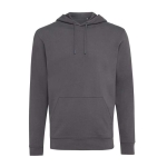 Recycled and organic cotton sweatshirt, 340 g/m² dark grey colour