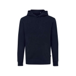 Recycled and organic cotton sweatshirt, 340 g/m² navy-blue colour