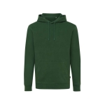 Recycled and organic cotton sweatshirt, 340 g/m² dark green colour