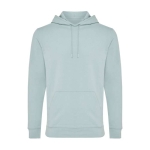 Recycled and organic cotton sweatshirt, 340 g/m² pastel green colour