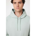 Recycled and organic cotton sweatshirt, 340 g/m² pastel green colour