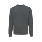 Speckled eco cotton sweatshirts for promotions, 340 g/m² marbled grey colour