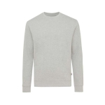 Speckled eco cotton sweatshirts for promotions, 340 g/m² heather light grey colour