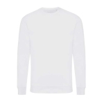 Crew neck sweatshirt in eco cotton, 340 g/m² white colour