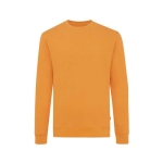 Crew neck sweatshirt in eco cotton, 340 g/m² orange colour