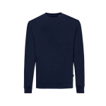 Crew neck sweatshirt in eco cotton, 340 g/m² navy-blue colour