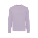 Crew neck sweatshirt in eco cotton, 340 g/m² lilac colour