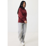 Relaxed-fit sweatshirt in eco cotton, 340 g/m² burgundy colour