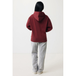 Relaxed-fit sweatshirt in eco cotton, 340 g/m² burgundy colour