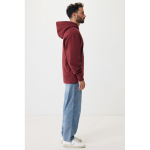 Relaxed-fit sweatshirt in eco cotton, 340 g/m² burgundy colour