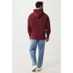 Relaxed-fit sweatshirt in eco cotton, 340 g/m² burgundy colour