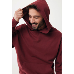 Relaxed-fit sweatshirt in eco cotton, 340 g/m² burgundy colour