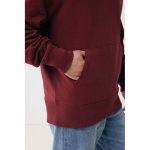 Relaxed-fit sweatshirt in eco cotton, 340 g/m² burgundy colour