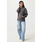 Relaxed-fit sweatshirt in eco cotton, 340 g/m² matt silver colour