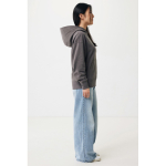 Relaxed-fit sweatshirt in eco cotton, 340 g/m² matt silver colour