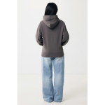 Relaxed-fit sweatshirt in eco cotton, 340 g/m² matt silver colour