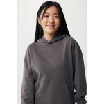 Relaxed-fit sweatshirt in eco cotton, 340 g/m² matt silver colour