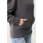 Relaxed-fit sweatshirt in eco cotton, 340 g/m² matt silver colour