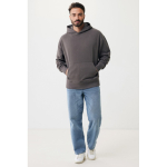 Relaxed-fit sweatshirt in eco cotton, 340 g/m² matt silver colour