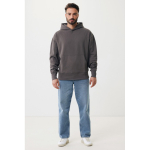 Relaxed-fit sweatshirt in eco cotton, 340 g/m² matt silver colour