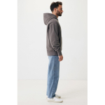 Relaxed-fit sweatshirt in eco cotton, 340 g/m² matt silver colour