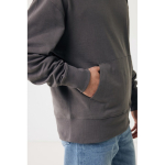 Relaxed-fit sweatshirt in eco cotton, 340 g/m² matt silver colour
