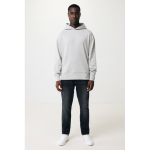 Relaxed-fit sweatshirt in eco cotton, 340 g/m² light grey colour